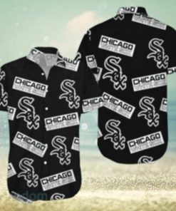 Minimalist Chicago White Sox Logo Hawaiian Shirt