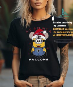Minion Mouse Spreads Christmas Joy With Falcons Shirt