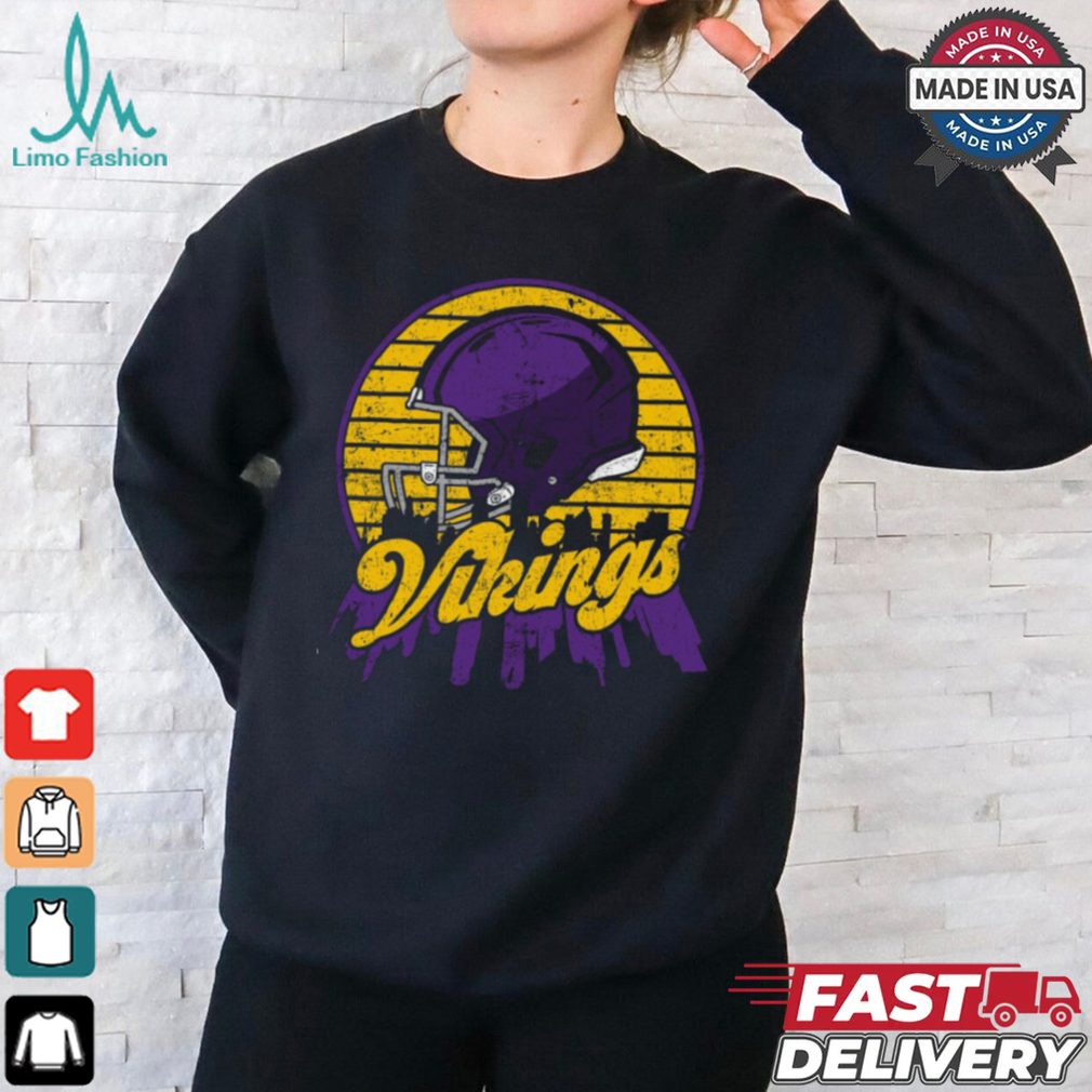 Minnesota Football team skyline helmet T Shirt Minnesota Football team skyline helmet T Shirt