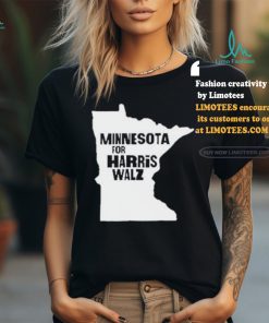 Minnesota Map for Harris Walz 2024 T Shirt
