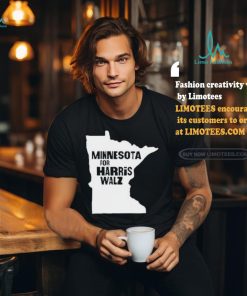 Minnesota Map for Harris Walz 2024 T Shirt