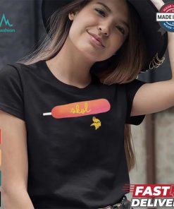 Minnesota Vikings Skol Hotdog T shirt