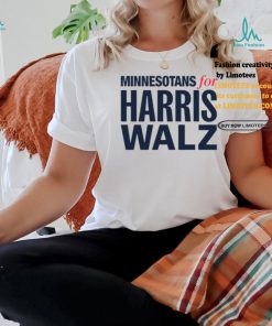 Minnesotans For Harris Walz Ladies Boyfriend Shirt