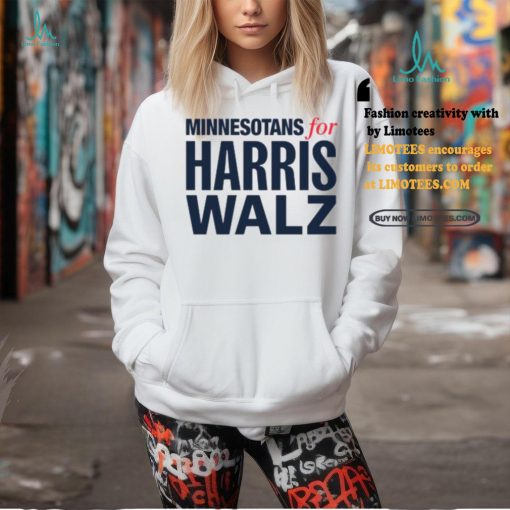 Minnesotans For Harris Walz Ladies Boyfriend Shirt