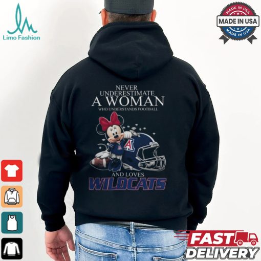 Minnie Mouse x Arizona Wildcats Never Underestimate A Woman Who Understands Football And Loves Shirt