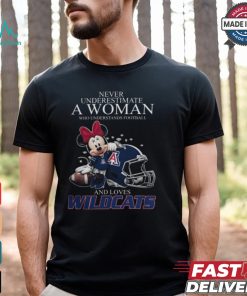 Minnie Mouse x Arizona Wildcats Never Underestimate A Woman Who Understands Football And Loves Shirt