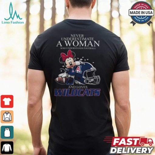 Minnie Mouse x Arizona Wildcats Never Underestimate A Woman Who Understands Football And Loves Shirt