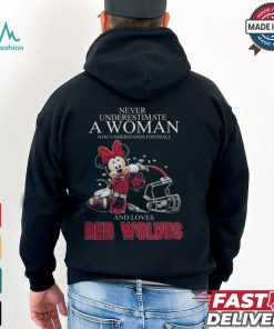 Minnie Mouse x Arkansas State Red Wolves Never Underestimate A Woman Who Understands Football And Loves Shirt