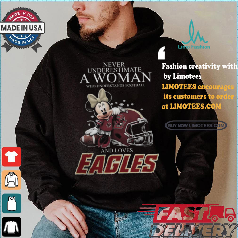 Minnie Mouse x Boston College Eagles Never Underestimate A Woman Who Understands Football shirt Minnie Mouse x Boston College Eagles Never Underestimate A Woman Who Understands Football shirt