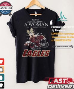 Minnie Mouse x Boston College Eagles Never Underestimate A Woman Who Understands Football shirt