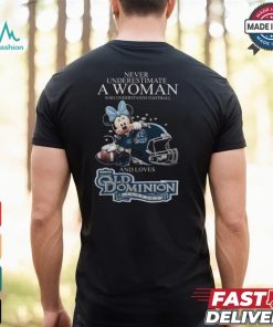 Minnie Mouse x Old Dominion Monarchs Never Underestimate A Woman Who Understands Football And Loves Shirt