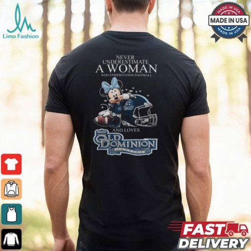 Minnie Mouse x Old Dominion Monarchs Never Underestimate A Woman Who Understands Football And Loves Shirt
