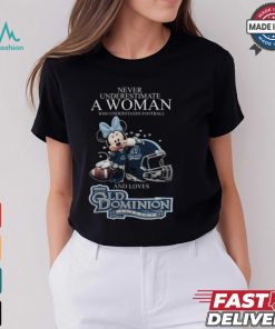 Minnie Mouse x Old Dominion Monarchs Never Underestimate A Woman Who Understands Football And Loves Shirt