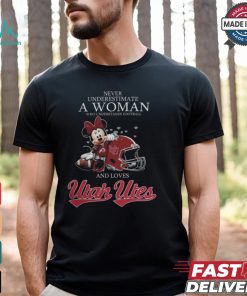 Minnie Mouse x Utah Utes Never Underestimate A Woman Who Understands Football And Loves Shirt