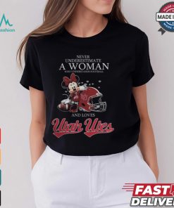 Minnie Mouse x Utah Utes Never Underestimate A Woman Who Understands Football And Loves Shirt
