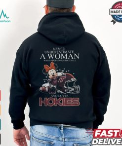 Minnie Mouse x Virginia Tech Hokies Never Underestimate A Woman Who Understands Football And Loves Shirt
