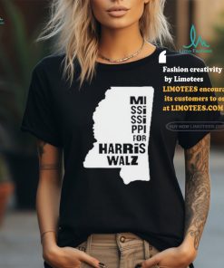 Mississippi Map for Harris Walz 2024 T Shirt