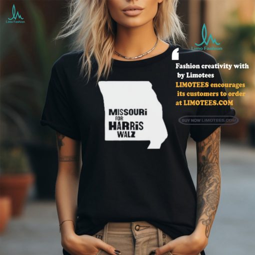 Missouri Map for Harris Walz 2024 T Shirt
