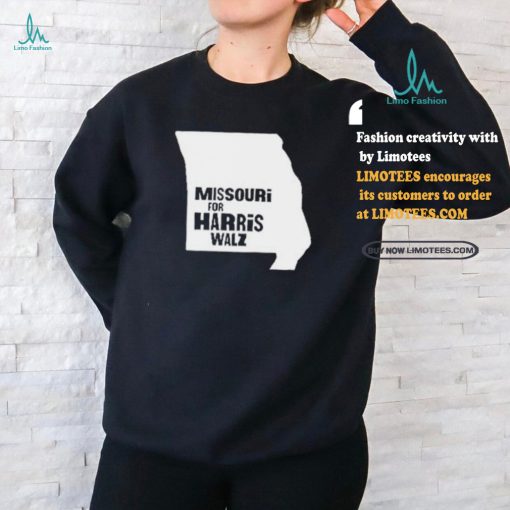 Missouri Map for Harris Walz 2024 T Shirt