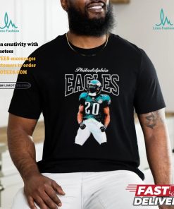 Mitchell & Ness Brian Dawkins Black Philadelphia Eagles Sideline Retired Player shirt