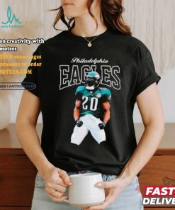 Mitchell & Ness Brian Dawkins Black Philadelphia Eagles Sideline Retired Player shirt