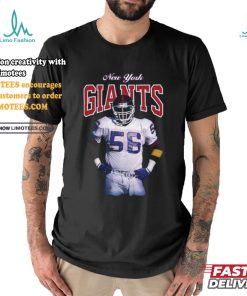 Mitchell & Ness Lawrence Taylor Royal New York Giants Sideline Retired Player Shirt