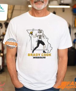 Mizzou Football Brady Cook State Star Pose Shirt
