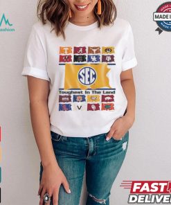 Mizzou Tigers Sec Conference Flags Toughest In The Land T shirt