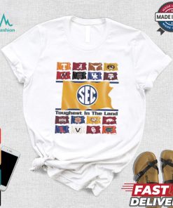 Mizzou Tigers Sec Conference Flags Toughest In The Land T shirt