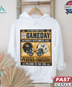 Mizzou Tigers vs Vanderbilt Commodores Official Game Day September 21, 2024 T Shirt