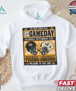 Mizzou Tigers vs Vanderbilt Commodores Official Game Day September 21, 2024 T Shirt