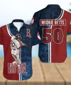 Mookie Betts Boston Red Sox Star Player Series Hawaiian Shirt