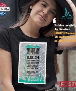 Mountain stage clarksburg poster robinson grand performing arts center aug 18 2024 shirt