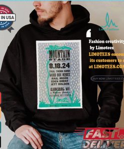 Mountain stage clarksburg poster robinson grand performing arts center aug 18 2024 shirt