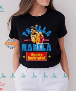 Muhammad Ali Sports Illustrated Thrilla in Manila shirt