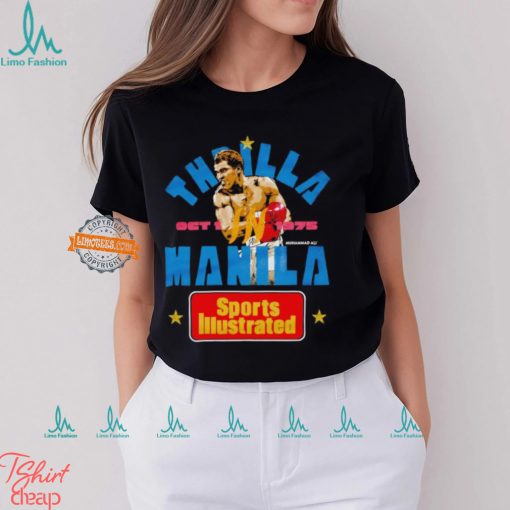 Muhammad Ali Sports Illustrated Thrilla in Manila shirt