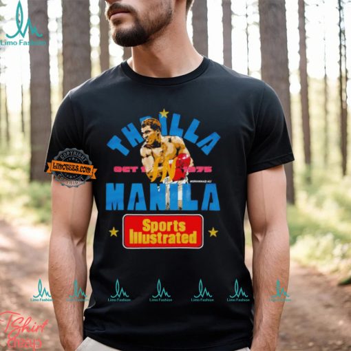 Muhammad Ali Sports Illustrated Thrilla in Manila shirt