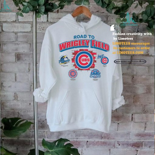 Myrtle Beach Pelicans Bimm Ridder White Chicago Cubs Road To Wrigley T Shirt