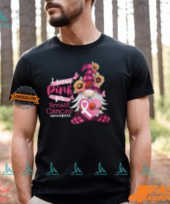 NFL Cleveland Browns Special Gnomes Flower In October I Wear Pink For Breast Cancer Awareness 2D Shirt