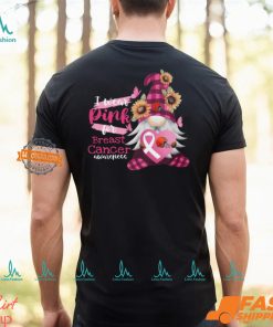 NFL Cleveland Browns Special Gnomes Flower In October I Wear Pink For Breast Cancer Awareness 2D Shirt
