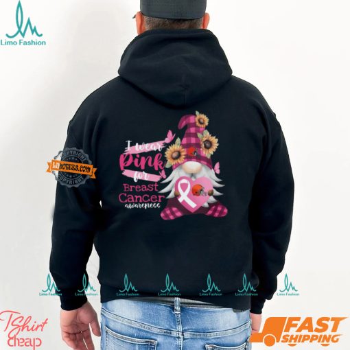 NFL Cleveland Browns Special Gnomes Flower In October I Wear Pink For Breast Cancer Awareness 2D Shirt
