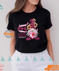 NFL Cleveland Browns Special Gnomes Flower In October I Wear Pink For Breast Cancer Awareness 2D Shirt