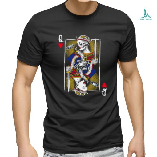 NFL Football Philadelphia Eagles The Queen Of Hearts Card Shirt