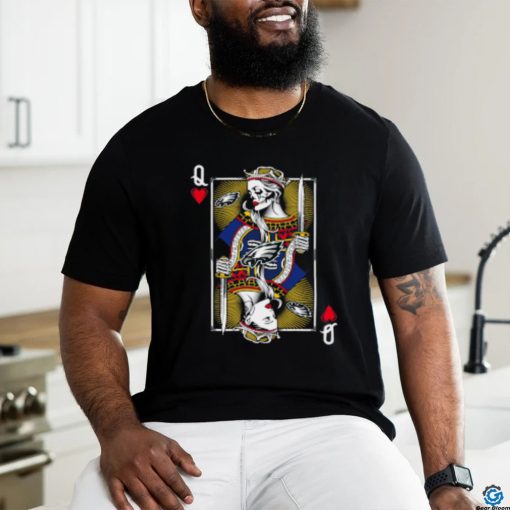 NFL Football Philadelphia Eagles The Queen Of Hearts Card Shirt