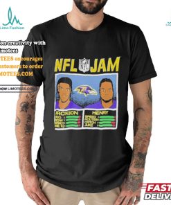NFL Jam Lamar Jackson & Derrick Henry Baltimore Ravens Shirt