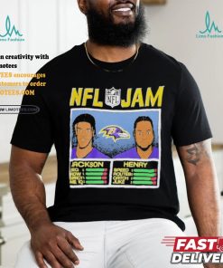 NFL Jam Lamar Jackson & Derrick Henry Baltimore Ravens Shirt, hoodie, sweater, long sleeve and tank top NFL Jam Lamar Jackson & Derrick Henry Baltimore Ravens Shirt