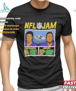 NFL Jam Lamar Jackson & Derrick Henry Baltimore Ravens Shirt, hoodie, sweater, long sleeve and tank top NFL Jam Lamar Jackson & Derrick Henry Baltimore Ravens Shirt
