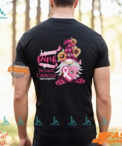 NFL Kansas City Chiefs Special Gnomes Flower In October I Wear Pink For Breast Cancer Awareness 2D Shirt