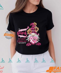 NFL Kansas City Chiefs Special Gnomes Flower In October I Wear Pink For Breast Cancer Awareness 2D Shirt