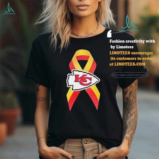 NFL Kansas City Chiefs ribbon magnet logo shirt